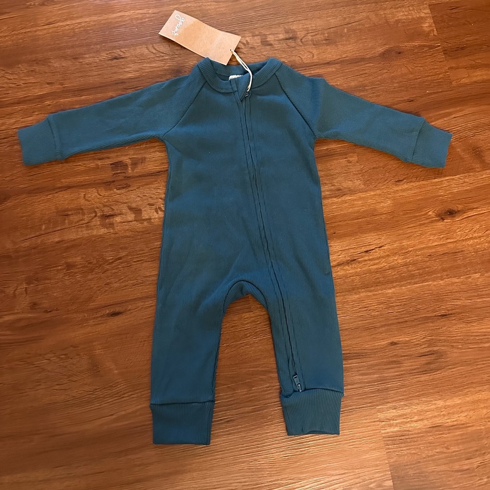 Goumikids Rib knit Zipper Onepiece